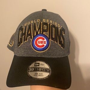 Cubs world series hat